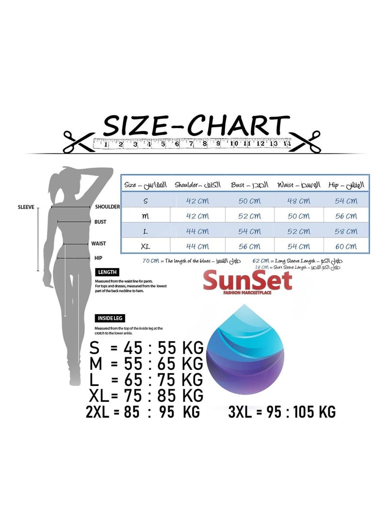 SunSet - Sunset Women SOFT Button Down Casual Blouse Tops BLACK - Image 1