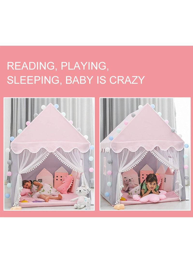 XiuWoo Kids Tent, Play Tent Playhouse For Kids Princess Castle Tent Gift Toys For Girl Play House For Toddler Children Indoor & Outdoor (ONLY TENT) - Image 5