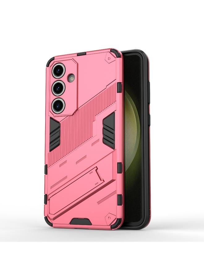 اس-توب جراب لهاتف Samsung Galaxy S24 FE 5G Punk Armor 2 في 1 PC + جراب هاتف مقاوم للصدمات من مادة TPU مع حامل غير مرئي - Image 1