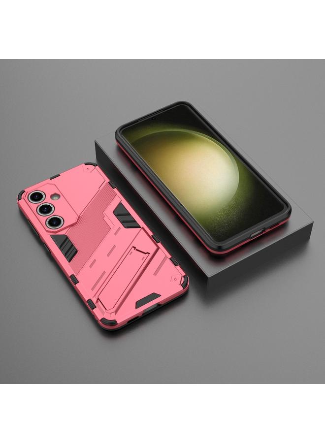 اس-توب جراب لهاتف Samsung Galaxy S24 FE 5G Punk Armor 2 في 1 PC + جراب هاتف مقاوم للصدمات من مادة TPU مع حامل غير مرئي - Image 2