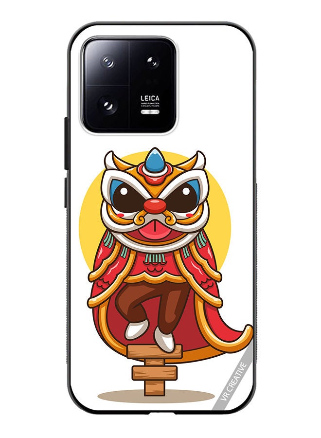 VR CREATIVE Protective Case Cover For Xiaomi 13 Lion Dance Design Multicolour - Image 1