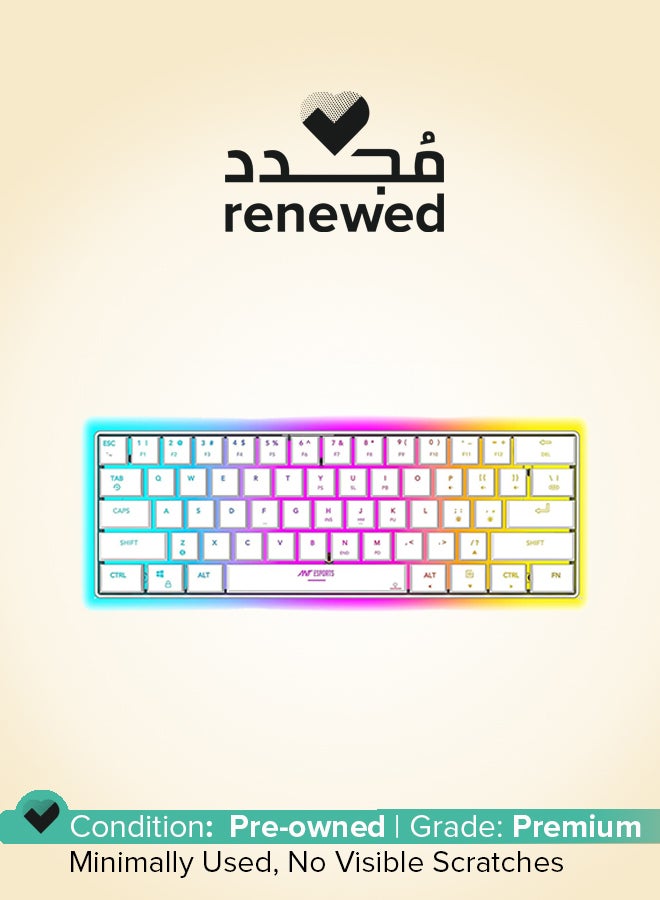ANT Esports Renewed - Mini 60 Percent RGB Wireless Gaming Keyboard - Image 1