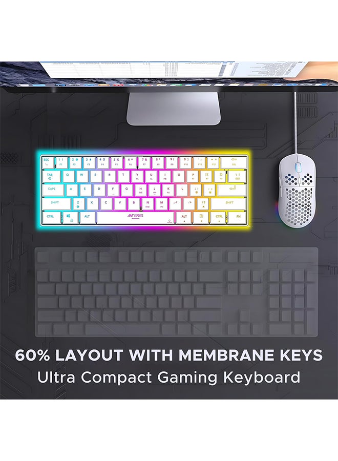 ANT Esports Renewed - Mini 60 Percent RGB Wireless Gaming Keyboard - Image 3