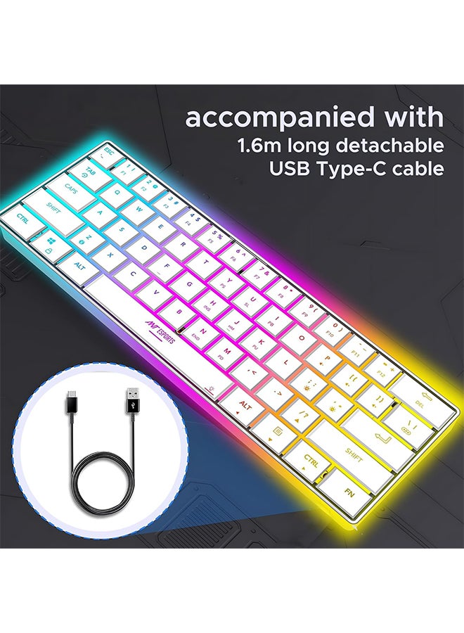 ANT Esports Renewed - Mini 60 Percent RGB Wireless Gaming Keyboard - Image 2