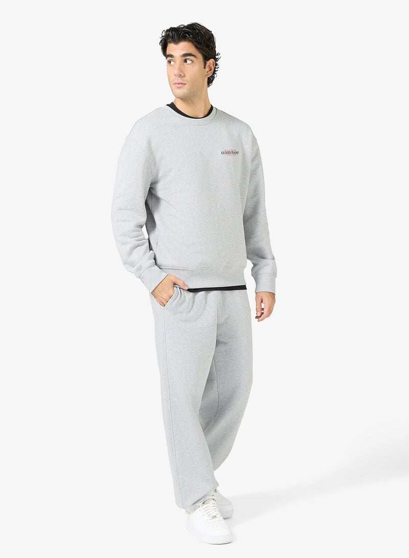 جس سويت شيرت أمريكي تقليدي بياقة دائرية - Image 4