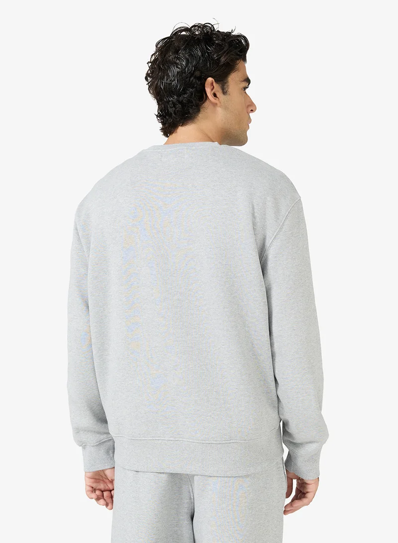 GUESS Crew Neck Regular American Trad Sweatshirt