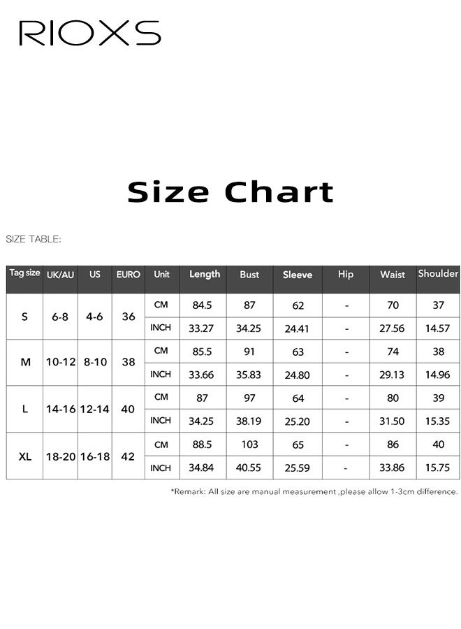 ريوكس فستان قصير بأكمام طويلة ورقبة مربعة للنساء، فستان قصير أنيق بخصر عالٍ وخط A للسيدات، فستان رسمي بسحاب لحفلات العشاء وحفلات النادي والمواعدة وحفلات التخرج والعطلات وحفلات الزفاف والمزيد، أبيض - Image 4