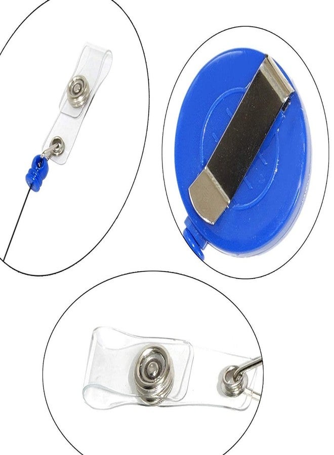 ANG Identification Badges ID Card Holder with Neck Lanyard & Retractable (Made in India) (Blue, Pack of 1) - Image 3