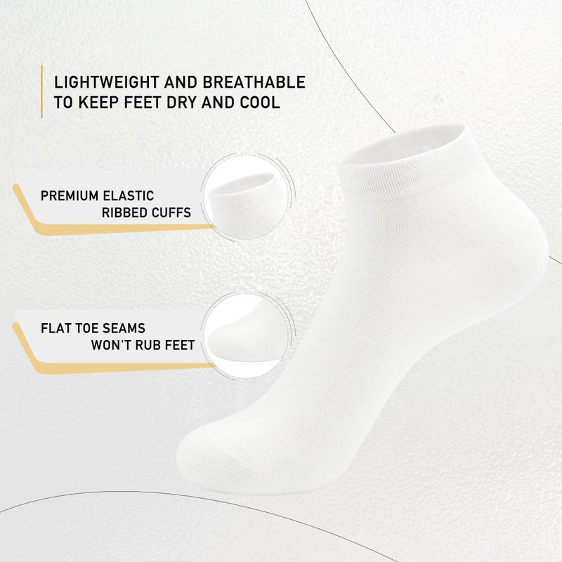 SERISIMPLE Women Viscose Bamboo Ankle Socks Low Cut Thin Sock Lightweight Pastal Color Soft Sock 5 Pairs (US, Alpha, Large, Regular, Regular, Assorted6) - Image 4