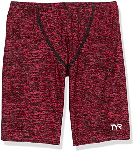 TYR Boy's Durafast Elite Jammer Swimsuit, Red, 22 - Image 2
