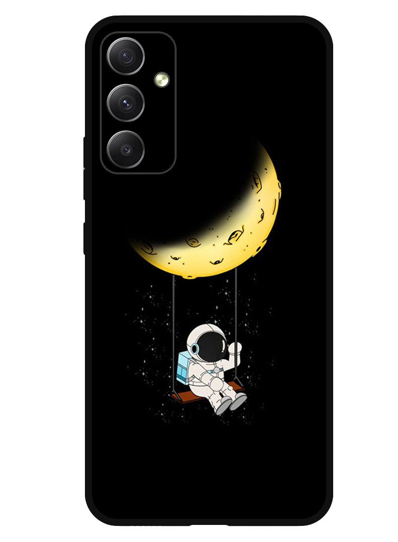 Theodor Protective Case Anti Scratch Shock Proof Bumper Cover For Samsung Galaxy A24 4G Astronaut Hanging - Image 1