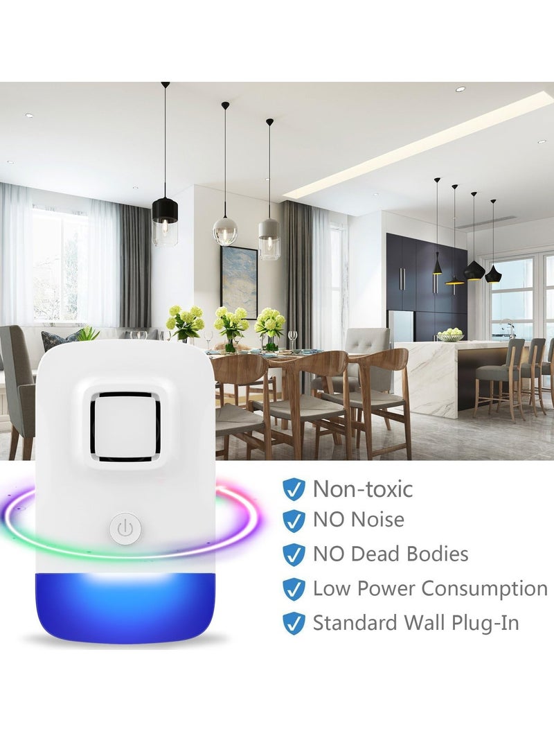 Mosquito Repellent Plug In Mouse repellent Spider Repellent Plug In Ultrasonic Pest Repeller Indoor Silent Energy Saving Deterrent for Mice Rodent Rat Pest Fly Spiders Cockroach - Image 4