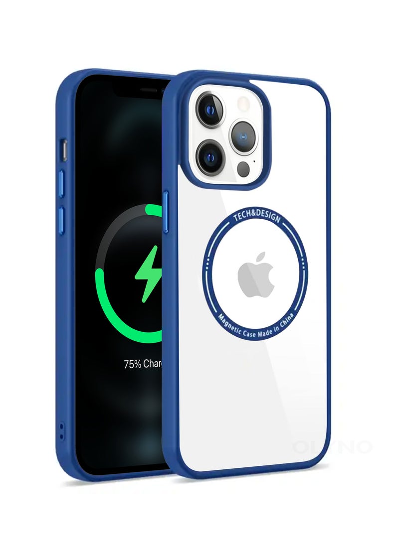 OLYNO MagMight iPhone 11 Pro Max Slim Back Case Compatible For MagSafe Wireless Charging Shockproof Anti-Fingerprint And Scratch-Proof  - Image 1