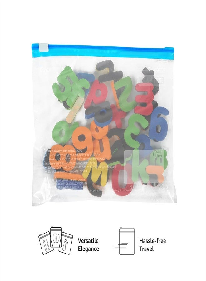 MOXWARE - Multipurpose Slider Storage Bags | 14 Bags | Small | 21.3 x 18 cm | Reusable and Reclosable | Material Plastic | Leak- Proof | Food Grade | Microwave Safe - Image 2