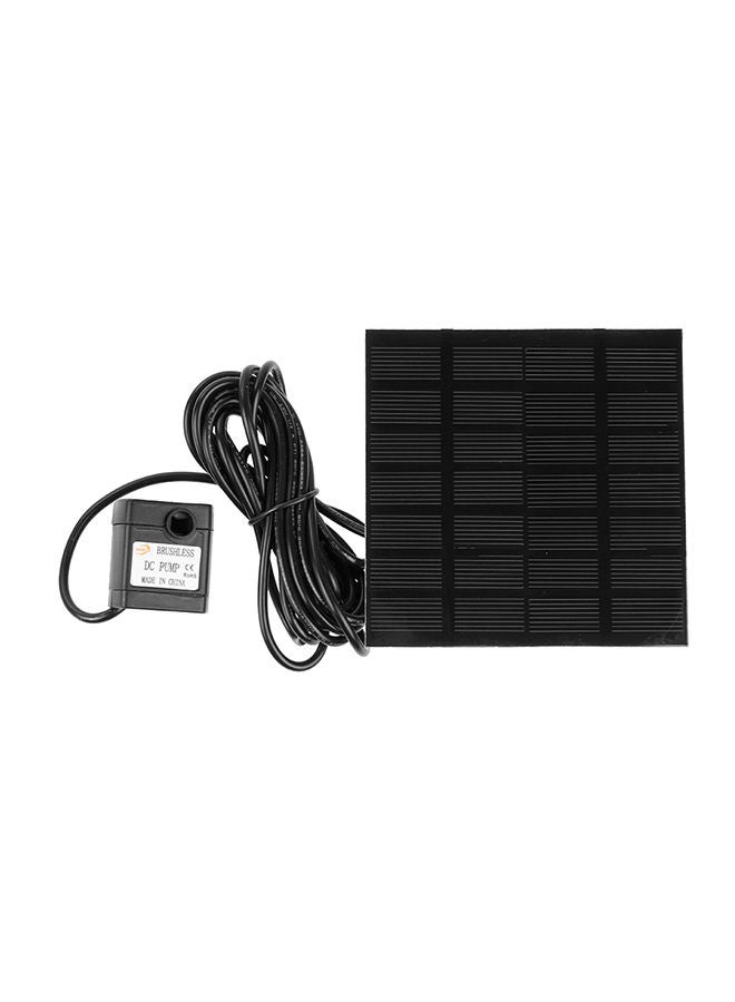 NIBEMINENT 11-Piece Solar Powered Water Pump Kit Black - Image 2