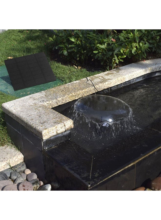 NIBEMINENT 11-Piece Solar Powered Water Pump Kit Black - Image 5