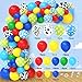 Wakeys Toy Inspired Story Birthday Party Decorations Include Banner Balloons Backdrop Cake Topper Tablecloth 116 Pcs Toy Themed Story Decorations for Birthday Party - Image 4