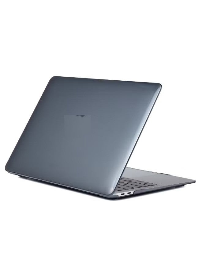 crystal Case for new macbook pro 13" - A1706/A1708/A2159/A1989/A2251/A2289/A2338 , Hard Shell Case - Black - Image 4