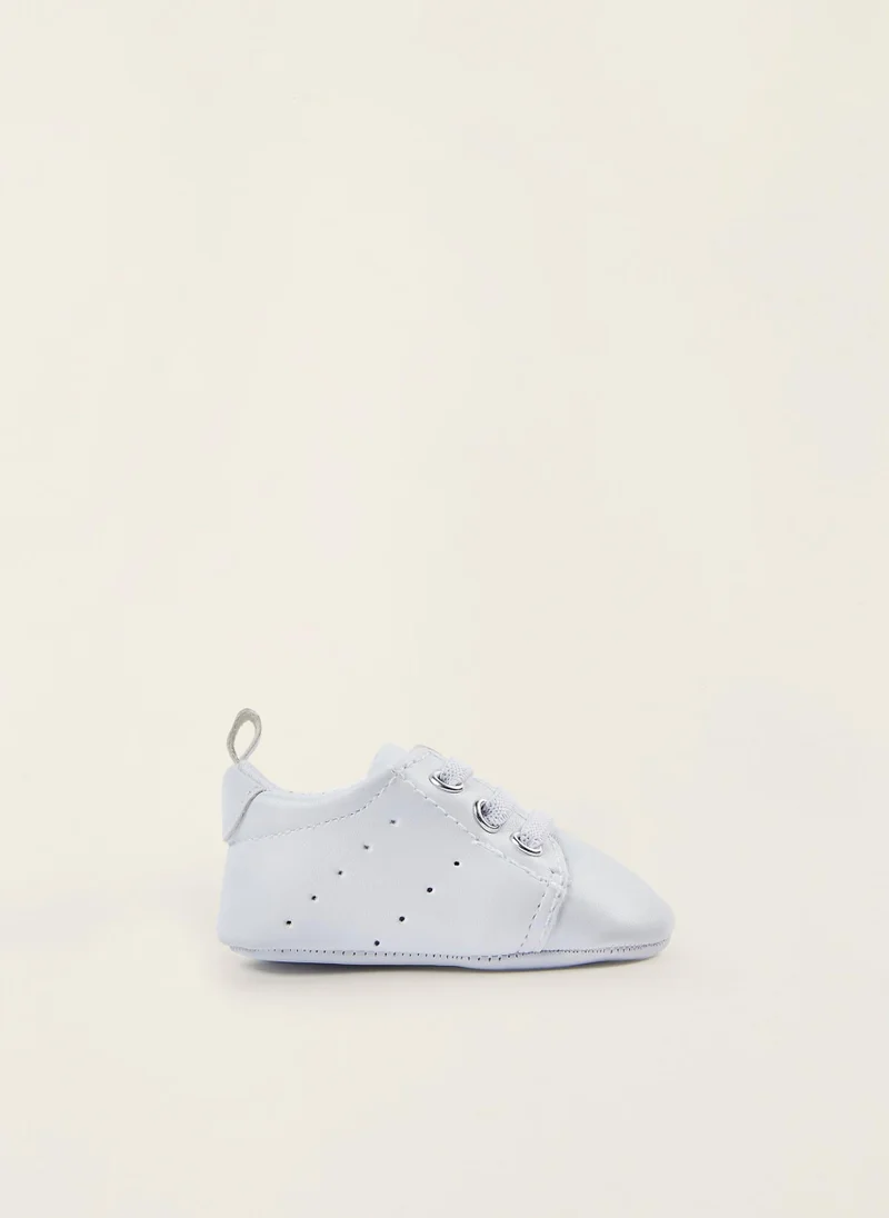 Zippy Zippy Trainers For Newborn Baby Boys - White