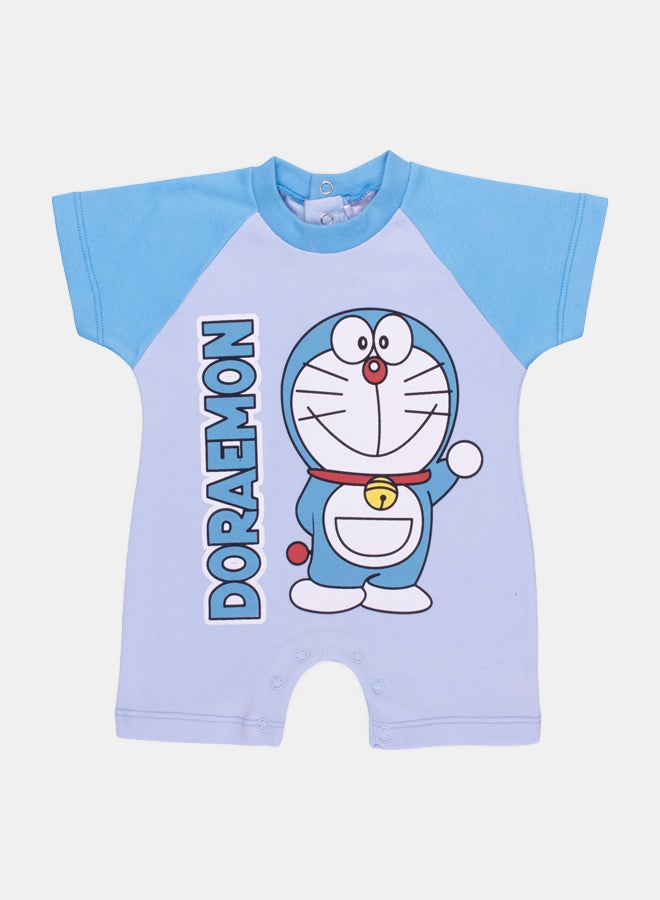 Papillon Doraemon printed baby Jumpsuit 