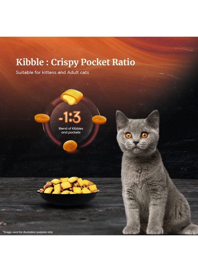 Sheba Kitten And Adult, Irresistible Dry Cat Food, Chicken Flavour, 1.5Kg Pack  - Image 4