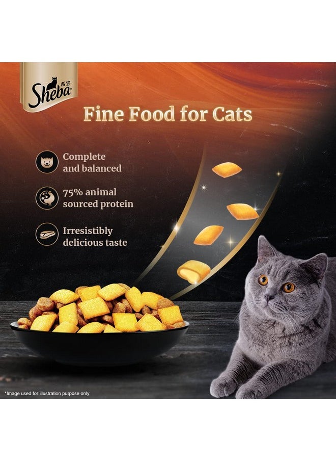 Sheba Kitten And Adult, Irresistible Dry Cat Food, Chicken Flavour, 1.5Kg Pack  - Image 2