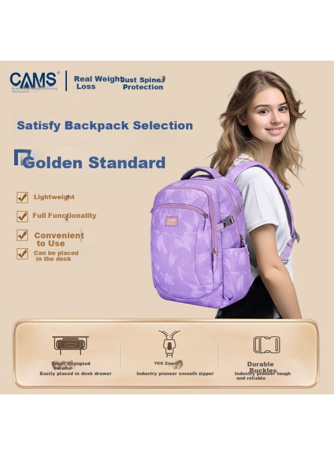 Cams Cloud Sensing Suspension Weight-reducing Backpack For Junior And Senior High School Students 33l Double Shoulder Bag S09601 - Image 3