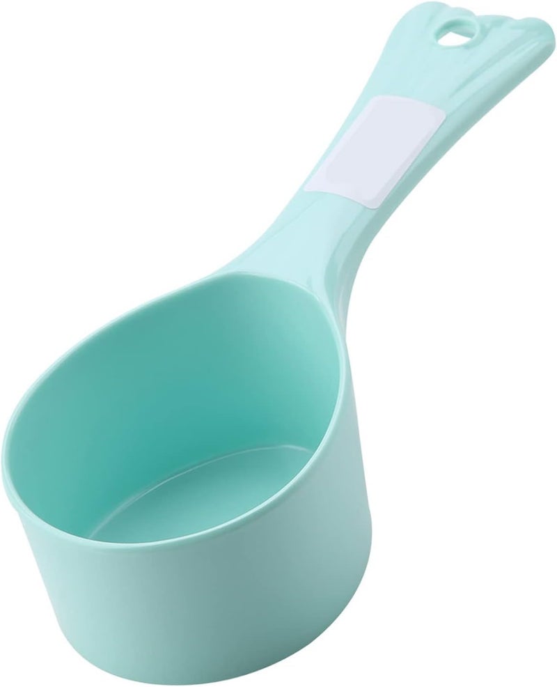 Luocute Pet Food Measuring Spoon, 1 Cup Plastic Scoop with Long Handle and Hanging Hole, for Dog Cat Rabbit Food Measuring, Dishwasher Safe - Image 1