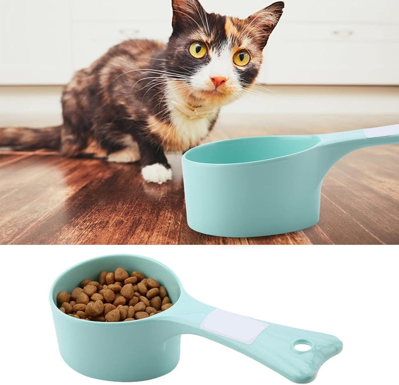 Luocute Pet Food Measuring Spoon, 1 Cup Plastic Scoop with Long Handle and Hanging Hole, for Dog Cat Rabbit Food Measuring, Dishwasher Safe - Image 4