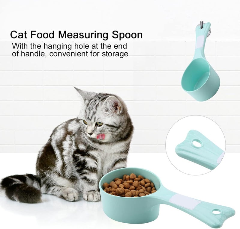 Luocute Pet Food Measuring Spoon, 1 Cup Plastic Scoop with Long Handle and Hanging Hole, for Dog Cat Rabbit Food Measuring, Dishwasher Safe - Image 5