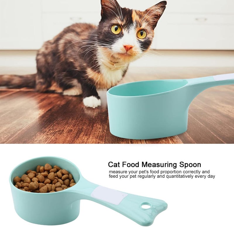 Luocute Pet Food Measuring Spoon, 1 Cup Plastic Scoop with Long Handle and Hanging Hole, for Dog Cat Rabbit Food Measuring, Dishwasher Safe - Image 3