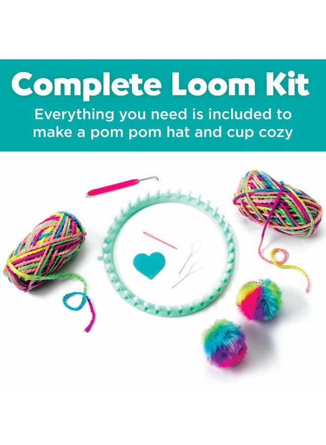 Creativity for Kids Quick Knit Loom Kit - Knitting Kit for Kids, Make Your Own Pom Pom Hat And Accessories, Knitting Loom Crafts for Kids - Image 3