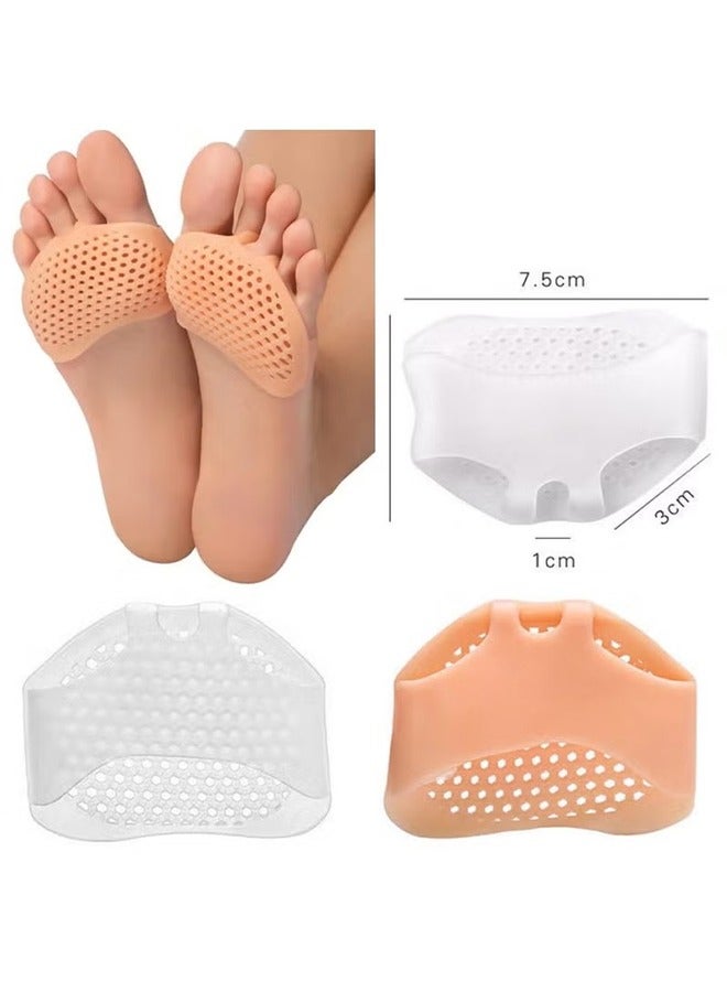 اتش واي 3 أزواج من وسادات مشط القدم للنساء والرجال ، وسائد مشط القدم ذات السماكة الإضافية القابلة لإعادة الاستخدام من جل السيليكون ، وسادات القدم ، وسادات القدم الهلامية الناعمة - Image 2