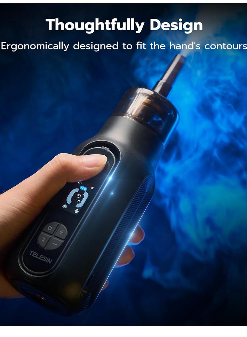 TELESIN Fog Machine, Photography Fog Effect, Portable Fog Maker, with Remote Control Fogger Machine, for Video Shoot and Parties - Image 4