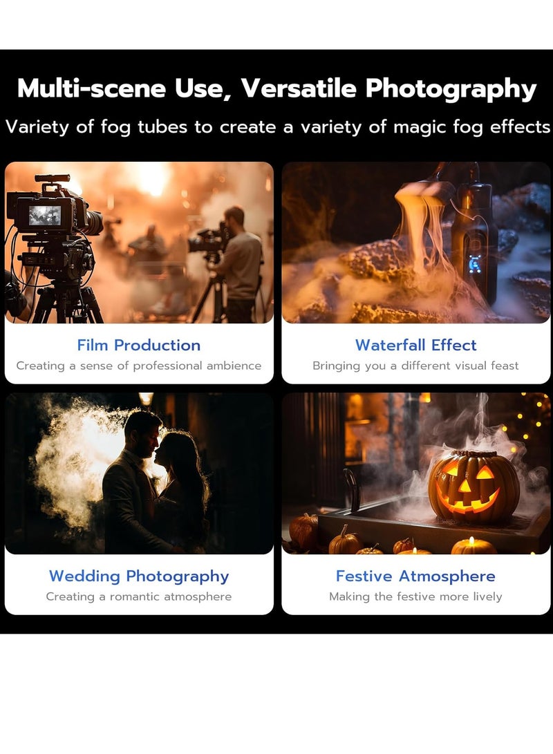 TELESIN Fog Machine, Photography Fog Effect, Portable Fog Maker, with Remote Control Fogger Machine, for Video Shoot and Parties - Image 5