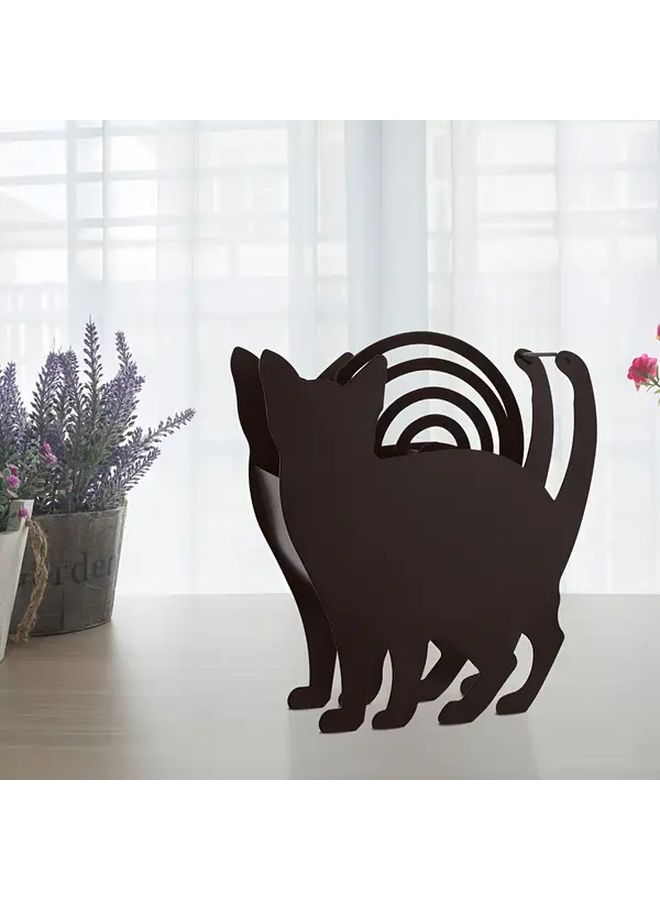 Vintage Iron Cat Mosquito Coil Holder Decorative Stand Model B - Image 5