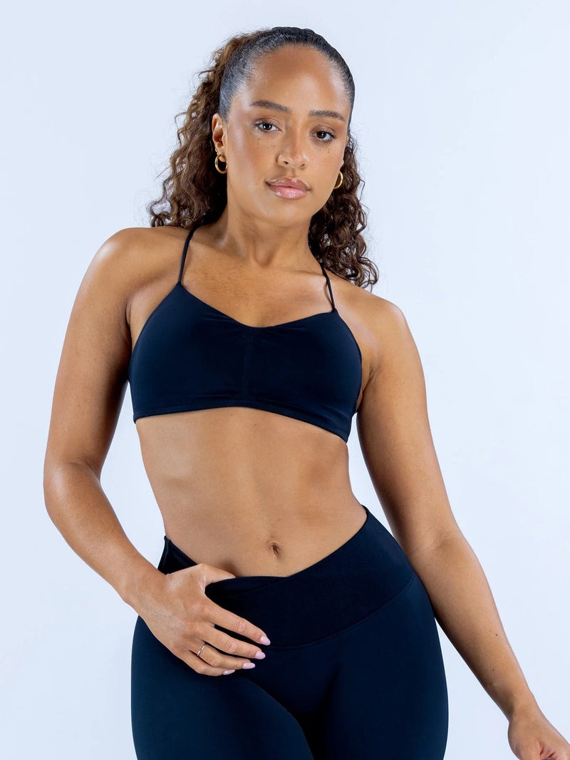 2025 New Dfyne Replacement Seamless Halter Sports Yoga Bra for Women - Image 3