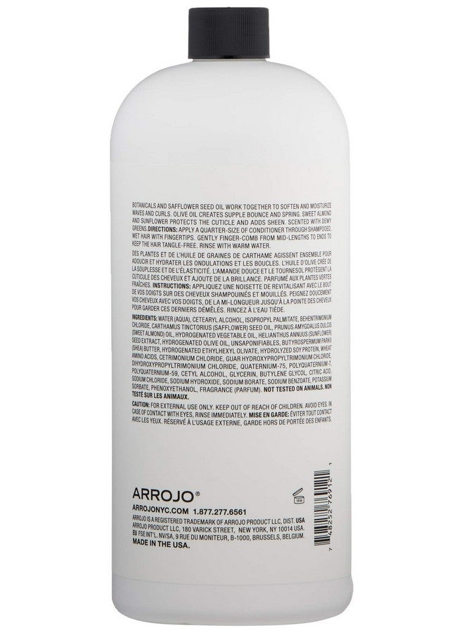 ARROJO Submerge Hair Conditioner (8 Oz) Curly Hair Conditioner To Create Supple Bounce & Spring Sulfate Free Conditioner For Dry Hair Curly Hair Products W/ Almond Oil & Shea Butter - Image 3