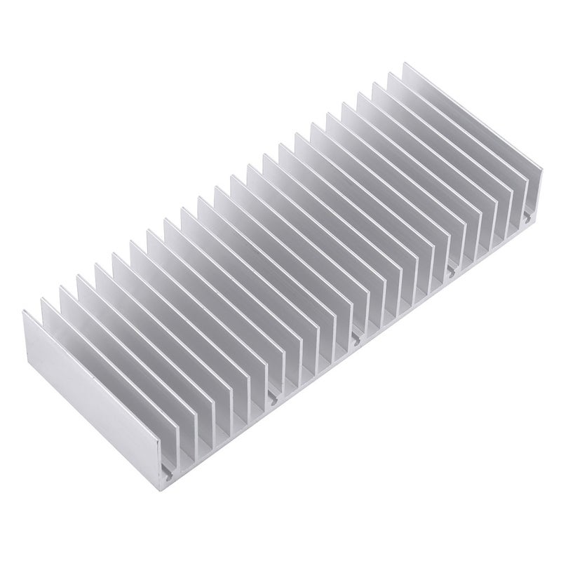 Aluminum Heatsink 150mm x 59mm x 25mm 24 Fins for Amplifier IC Module PC Cooling - Image 2