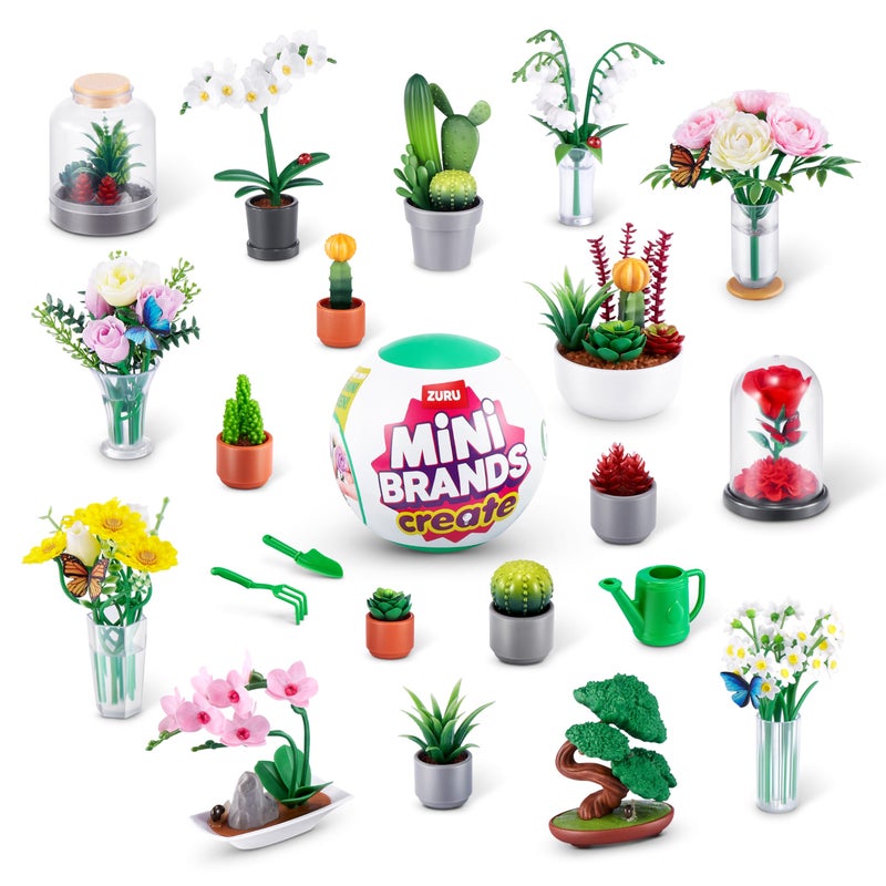 Mini Brands Create Garden Capsule (2 Pack) by ZURU, Mini Botanical Collectibles, Mystery Blind Packaging, DIY, Collectors - Image 3