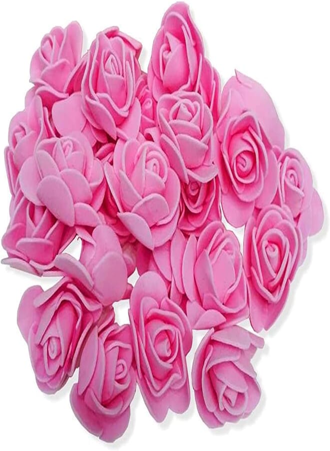 Artificial Foam Rose Flowers Decorations 50 pcs