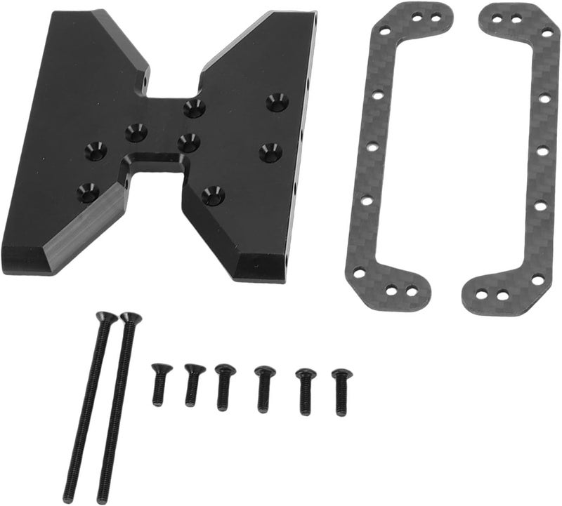 RC Skid Plate Brass Chassis Accessories, Composite Material POM Transmission Plate, High Strength Gearbox Protection for Axial Capra Crawler - Image 1