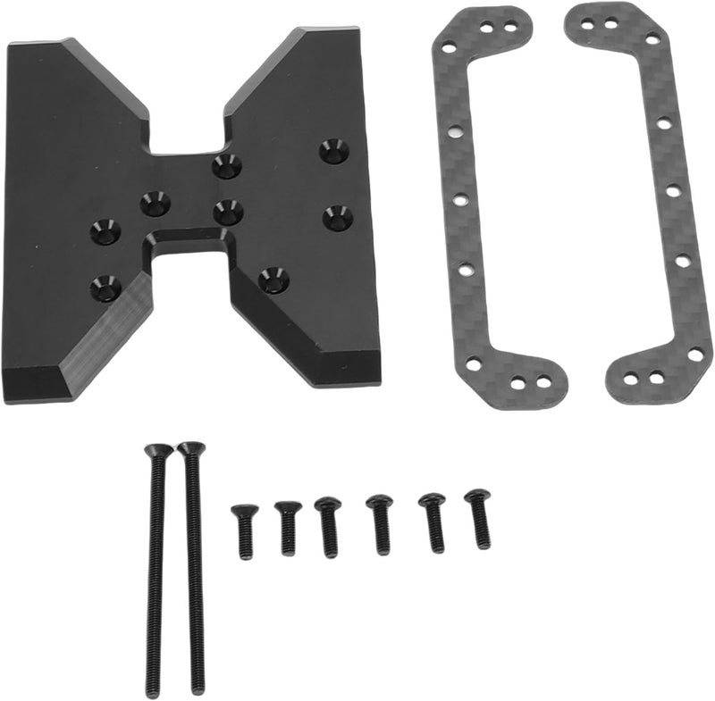 RC Skid Plate Brass Chassis Accessories, Composite Material POM Transmission Plate, High Strength Gearbox Protection for Axial Capra Crawler - Image 4