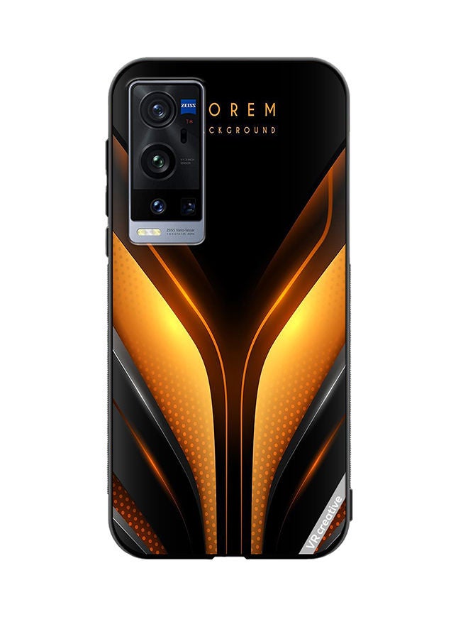 VR CREATIVE Protective Case Cover For Vivo X60 Pro Plus Lorem Background Design Multicolour - Image 1