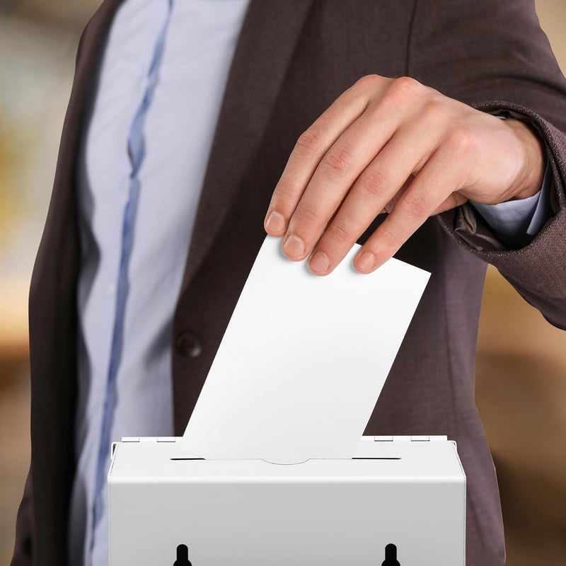 BARSKA Barska Secure WallMount Suggestion  Ballot Drop Box with Key Lock  For Ballots Documents  Payments - Image 2