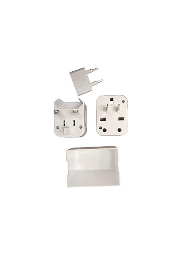 Raxoom Worldwide Universal All-in-One Worldwide International Travel Adapter with 125V 6A,250V Electrical Protected Plug (Travel Adapter with Dual USB)  - Image 1