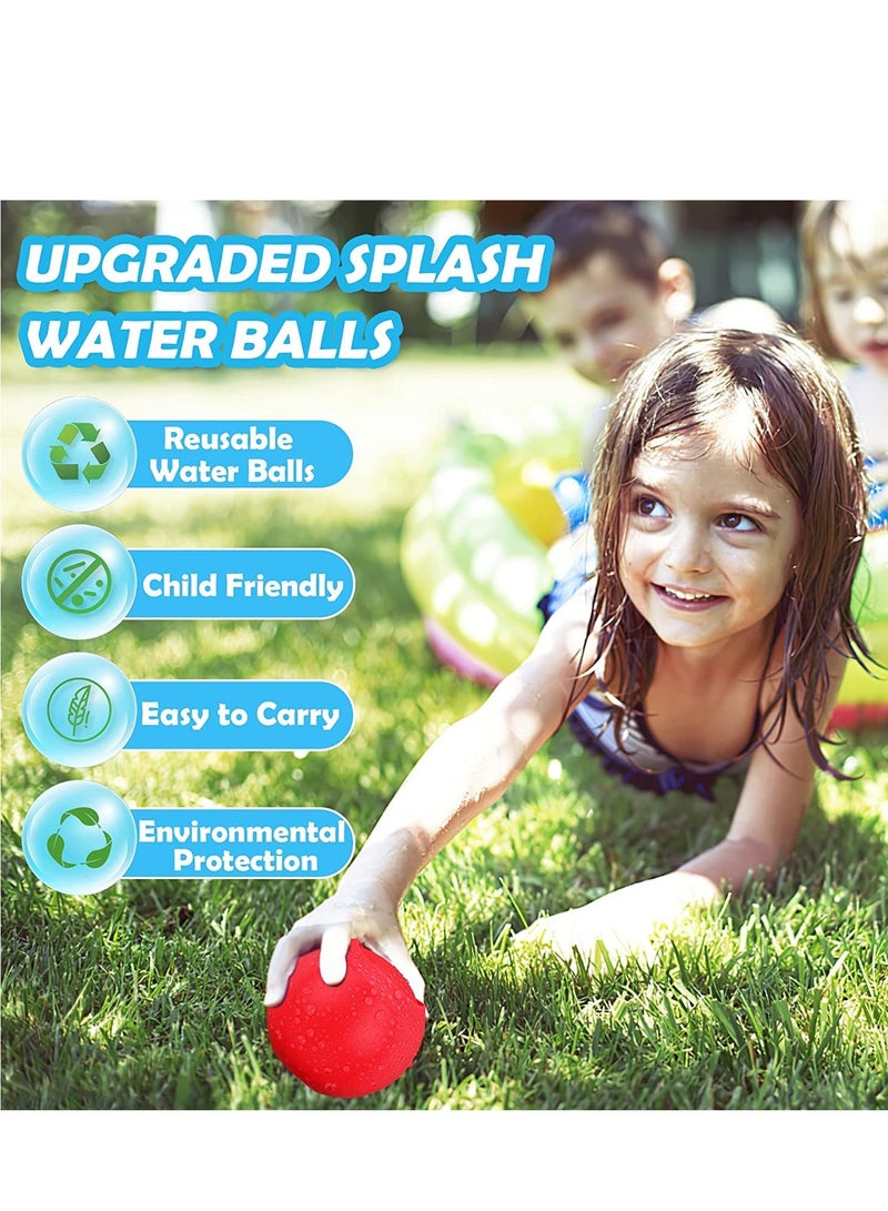 KASTWAVE Water Balloons, Reusable Water Balls, Self Sealing Quick Fill Water Balloons, Water Balloons Toys, summer Splash Water Ball Toy - Image 3