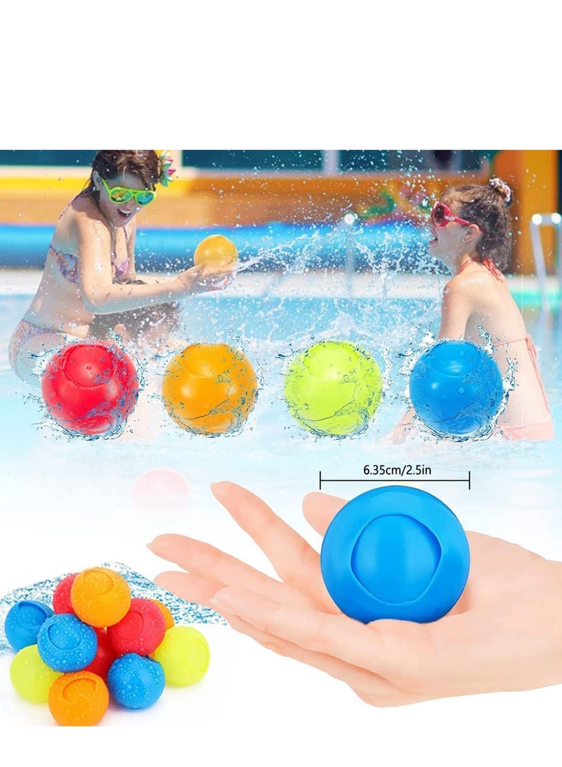KASTWAVE Water Balloons, Reusable Water Balls, Self Sealing Quick Fill Water Balloons, Water Balloons Toys, summer Splash Water Ball Toy - Image 4