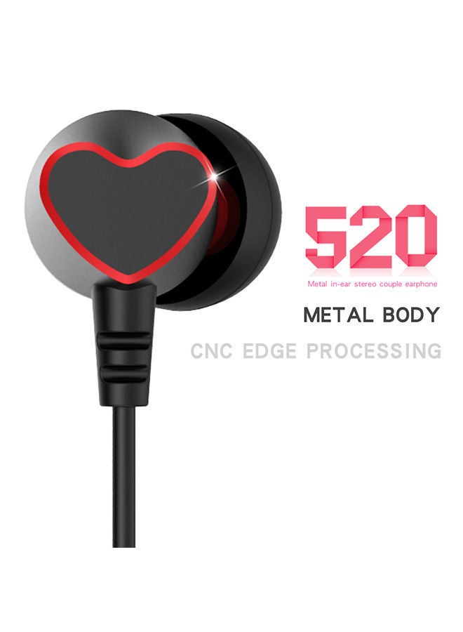 NIBEMINENT Heavy Sound In-Ear Wired Headphones Black - Image 4