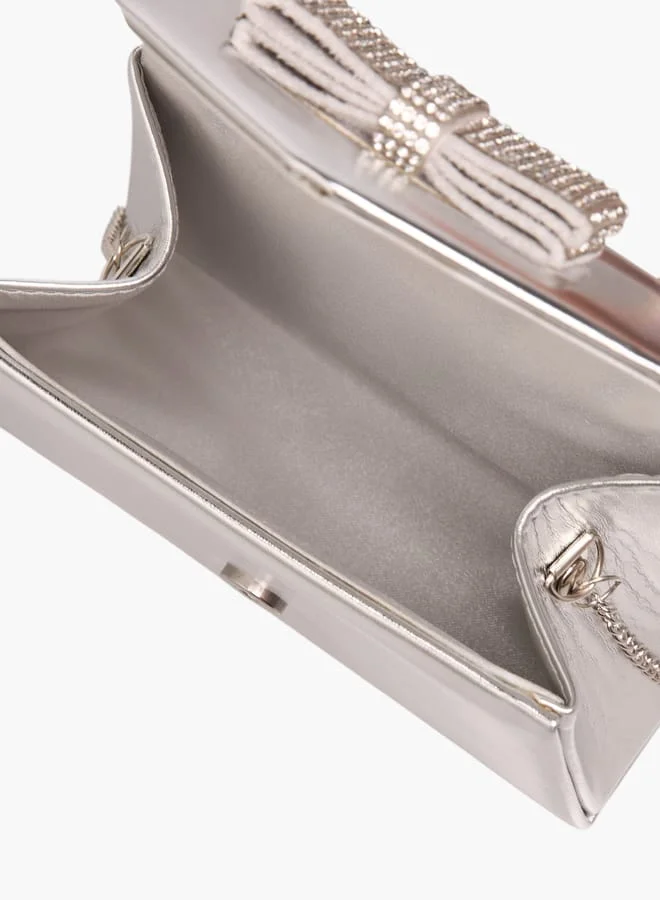 فلورا بيلا من شو إكسبرس Girls Embellished Handbag With Magnetic Closure